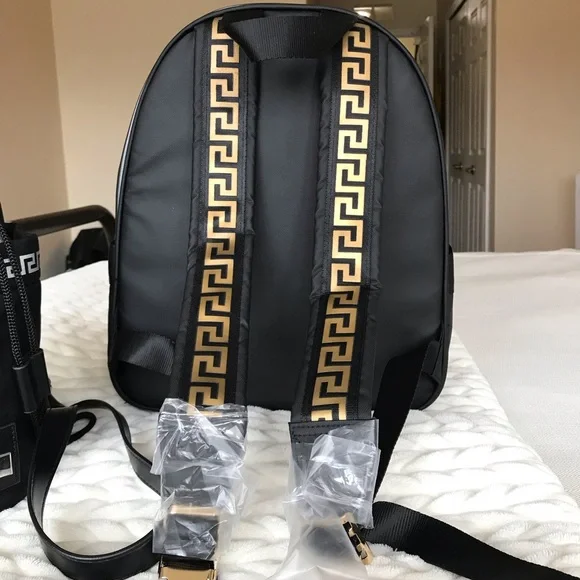 Versace Parfum Backpack And Crossbody Bucket Bag Wristlet, Both NWOT - Picture 11 of 16